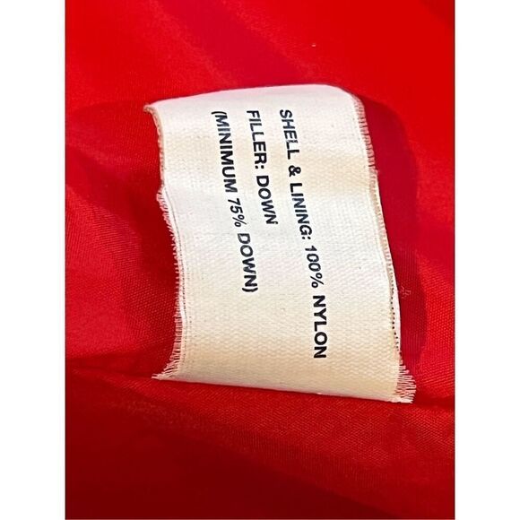 Gap Vintage Down Puffer Zipper Winter Washable Vest Orange Spice MEDIUM Outdoor - Picture 11 of 14